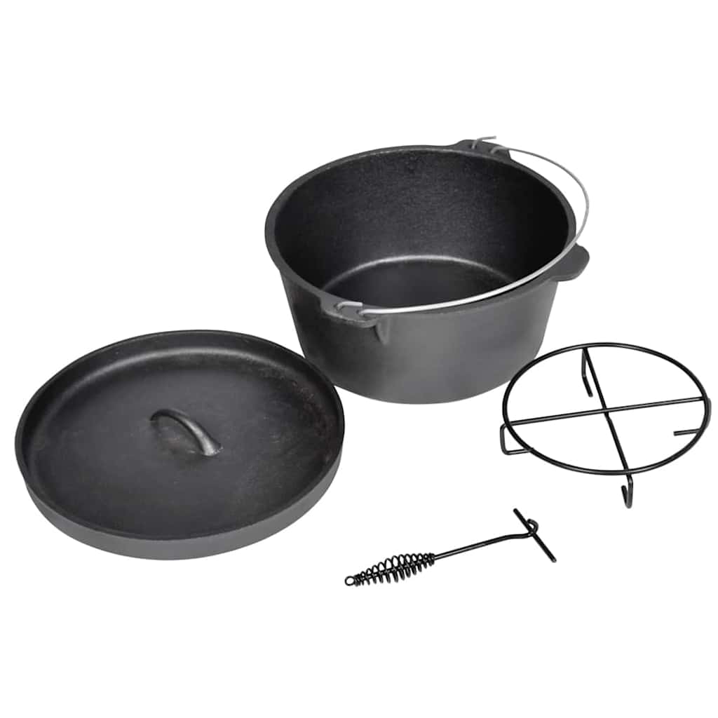 vidaXL Horno Holandés Olla De Cocinar 9Qt