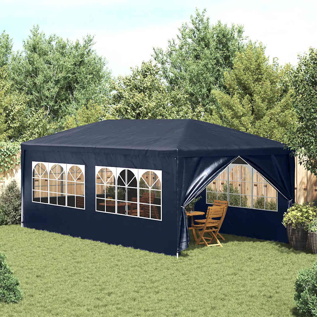 vidaXL Carpa para fiestas azul 3x6 m
