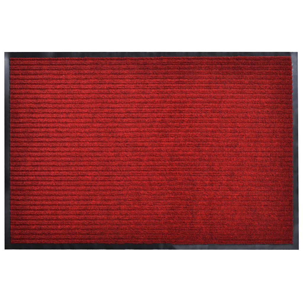vidaXL Felpudo rojo 120 x 180 cm PVC
