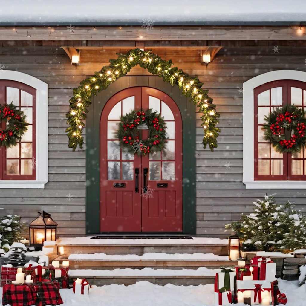 vidaXL Guirnalda de navidad con luces LED 10 m