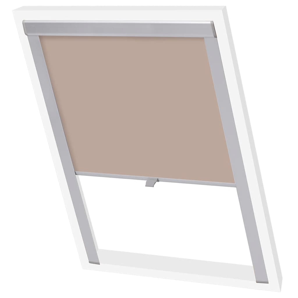 vidaXL Persiana opaca enrollable beige F06 GGL y GGU