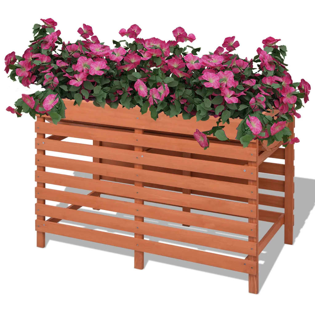 vidaXL Jardinera de madera 100x50x71 cm