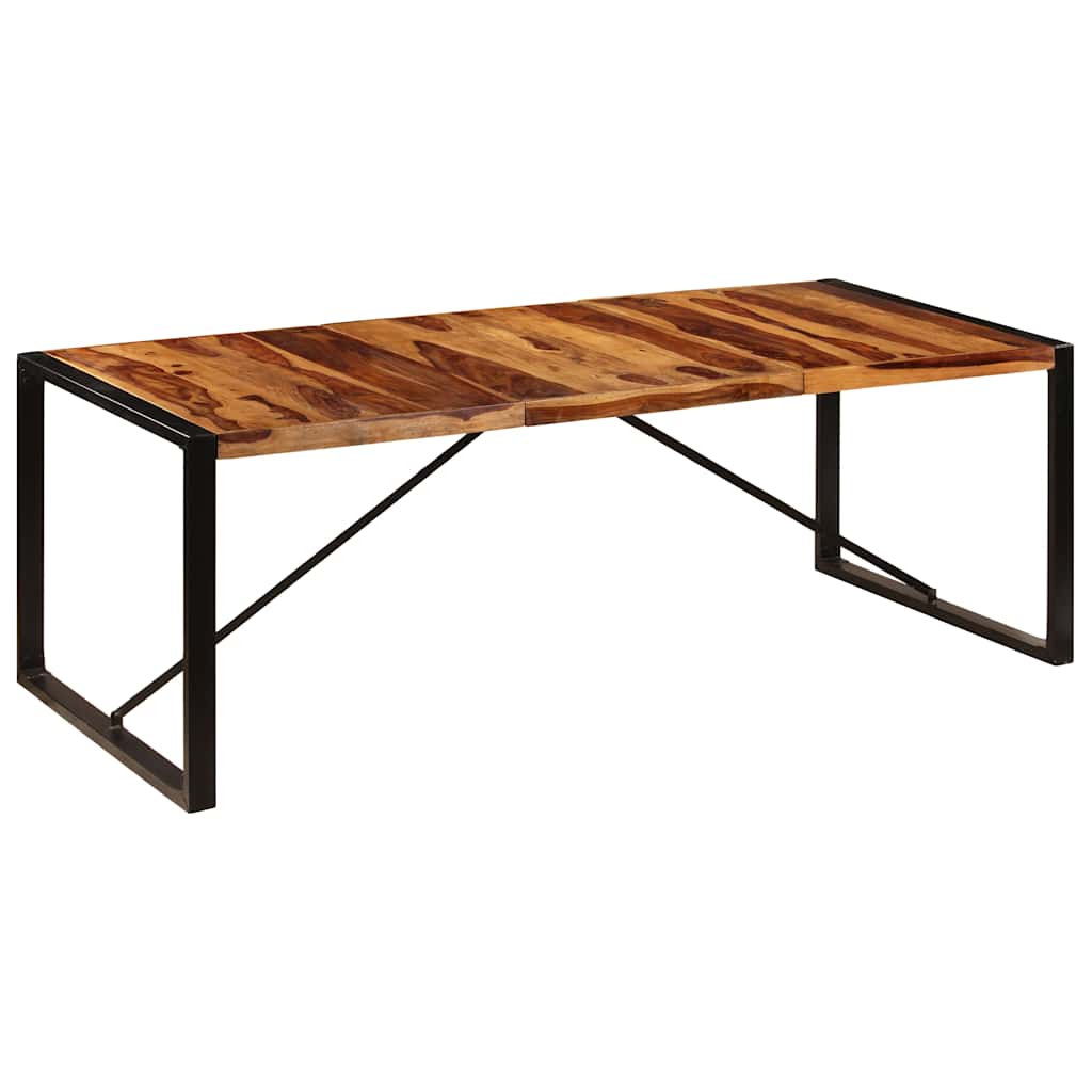 vidaXL Mesa de comedor 220x100x75 cm madera maciza de acacia