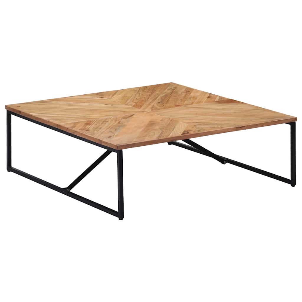 vidaXL Mesa de centro madera maciza de acacia 110x110x36 cm