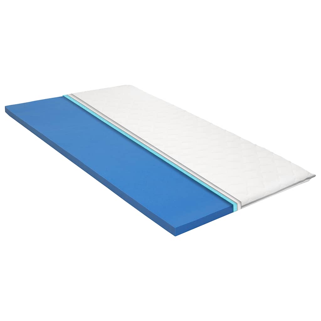 vidaXL Sobrecolchón 120x200 cm espuma viscoelástica 6 cm