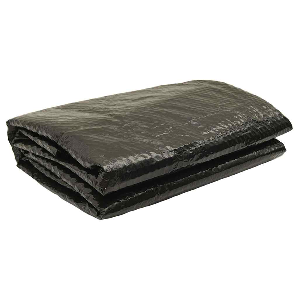 vidaXL Cubierta de piscina PE negro 488 cm