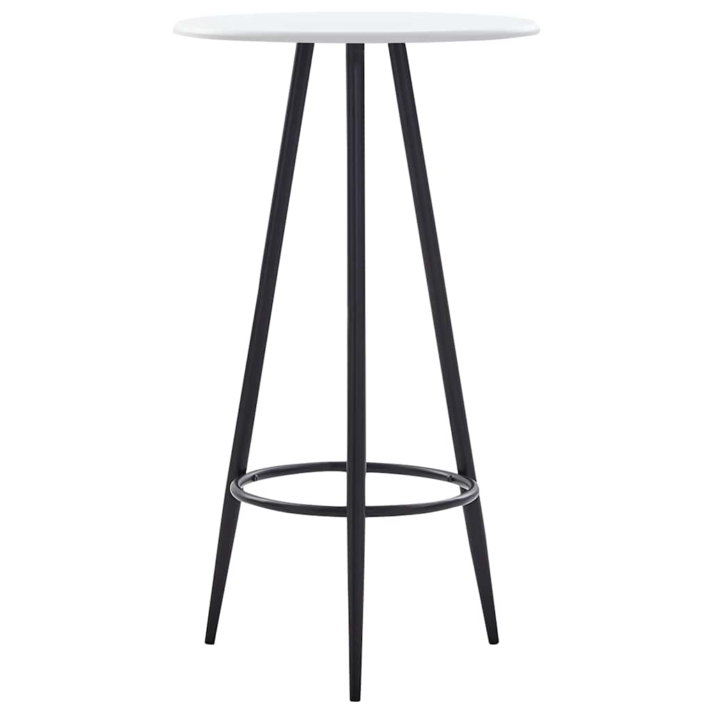 vidaXL Mesa alta de cocina MDF blanco 60x107,5 cm