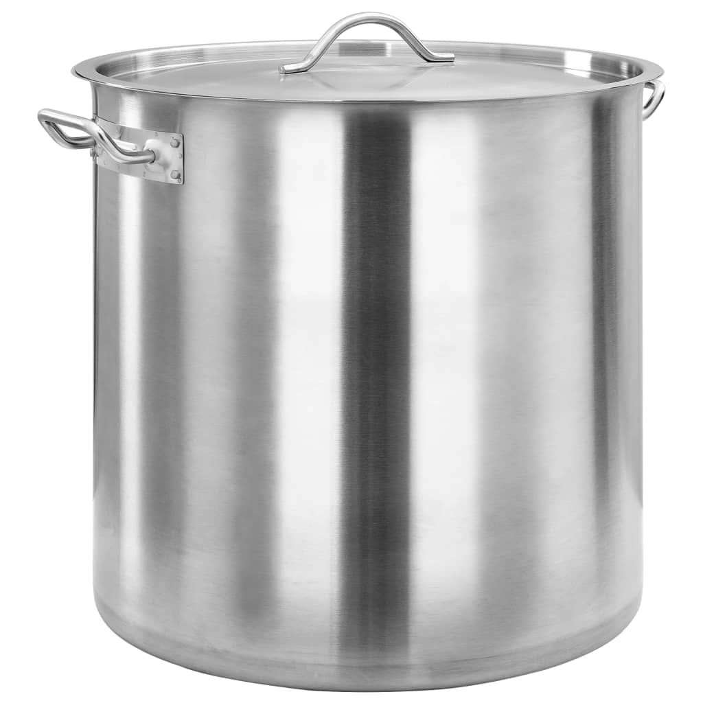 vidaXL Olla de acero inoxidable 98 L 50x50 cm