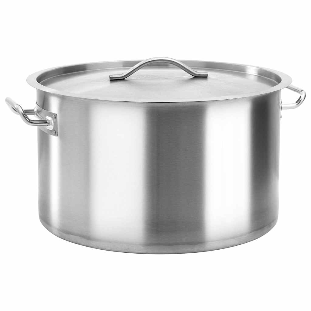 vidaXL Olla de acero inoxidable 44 L 45x28 cm