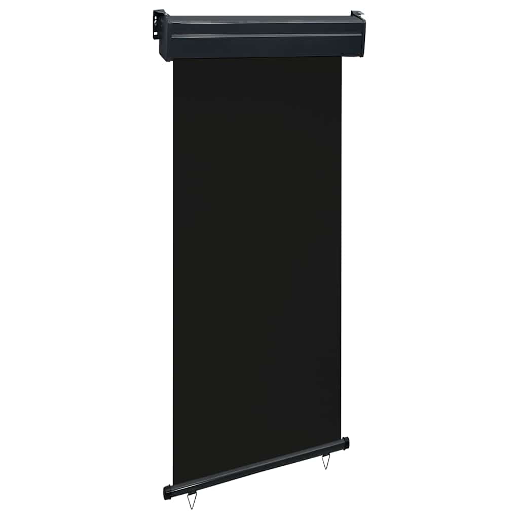 vidaXL Toldo lateral de balcón negro 105x250 cm