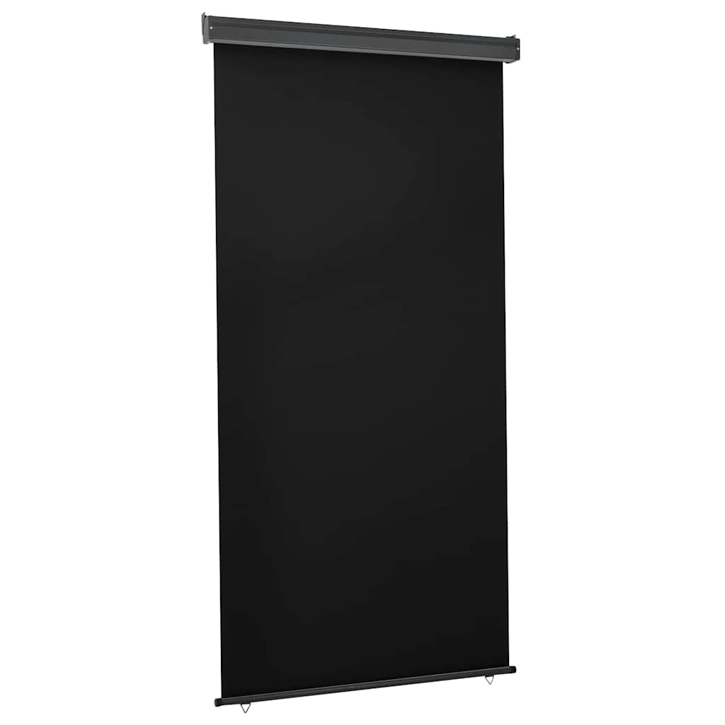 vidaXL Toldo lateral de balcón negro 125x250 cm