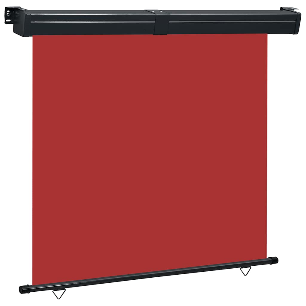vidaXL Toldo lateral de balcón rojo 175x250 cm