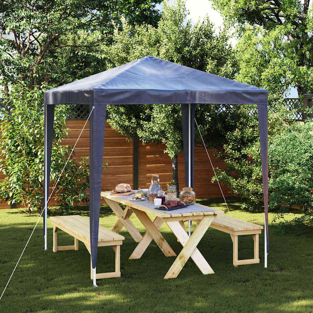 vidaXL Carpa de celebraciones azul 2x2 m