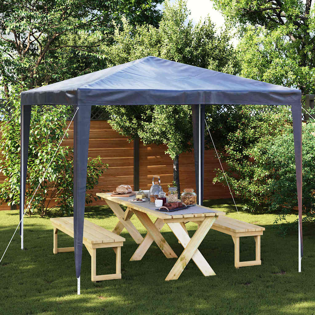 vidaXL Carpa de celebraciones azul 2,5x2,5 m