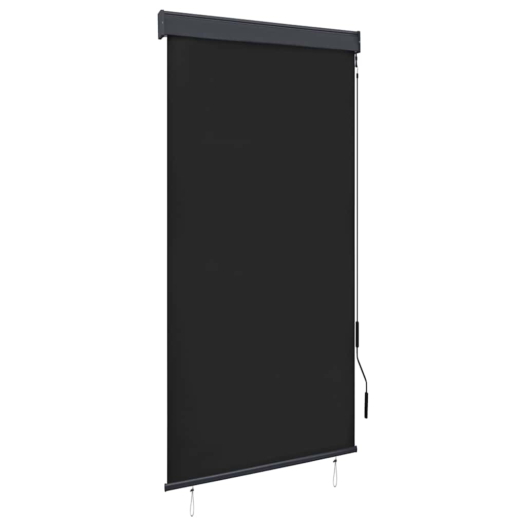 vidaXL Estor enrollable de exterior gris antracita 80x250 cm