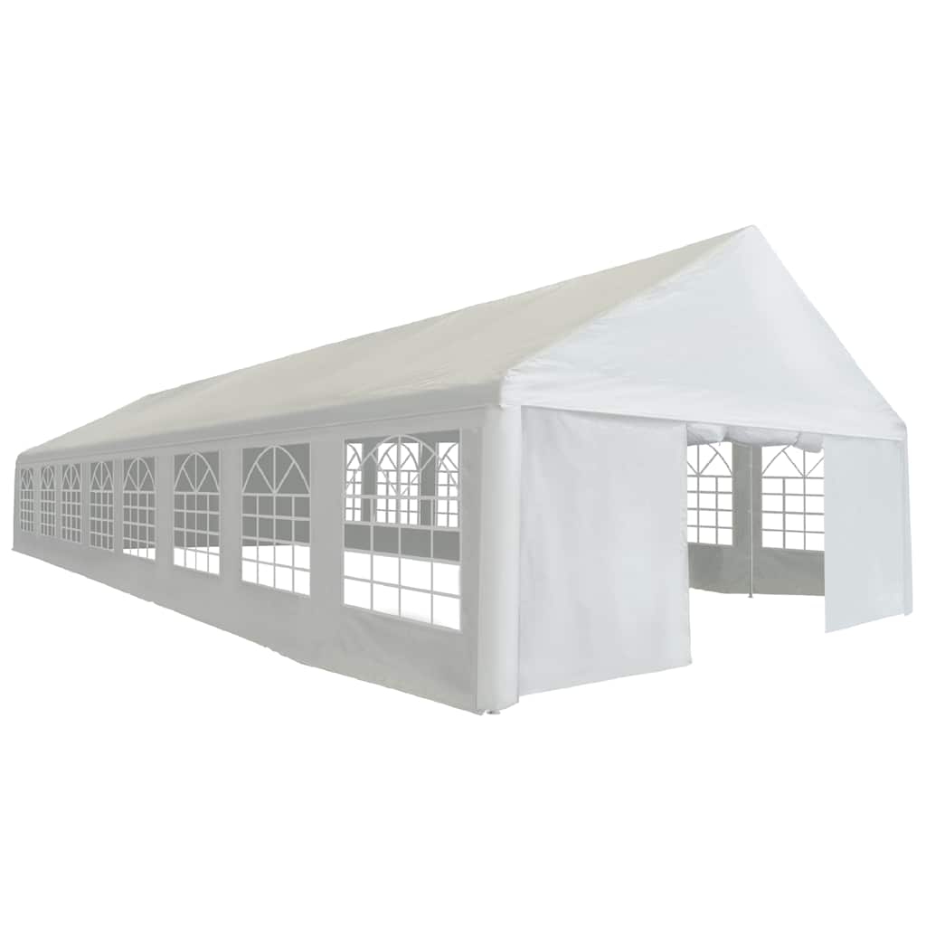 vidaXL Carpa para fiestas PE blanco 6x16 m