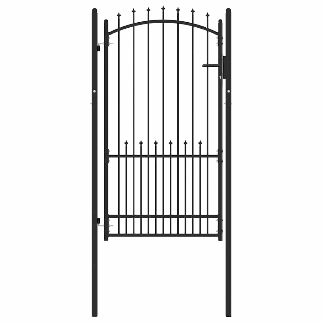 vidaXL Puerta de cerca con picos EMMEN 100 x 175 cm