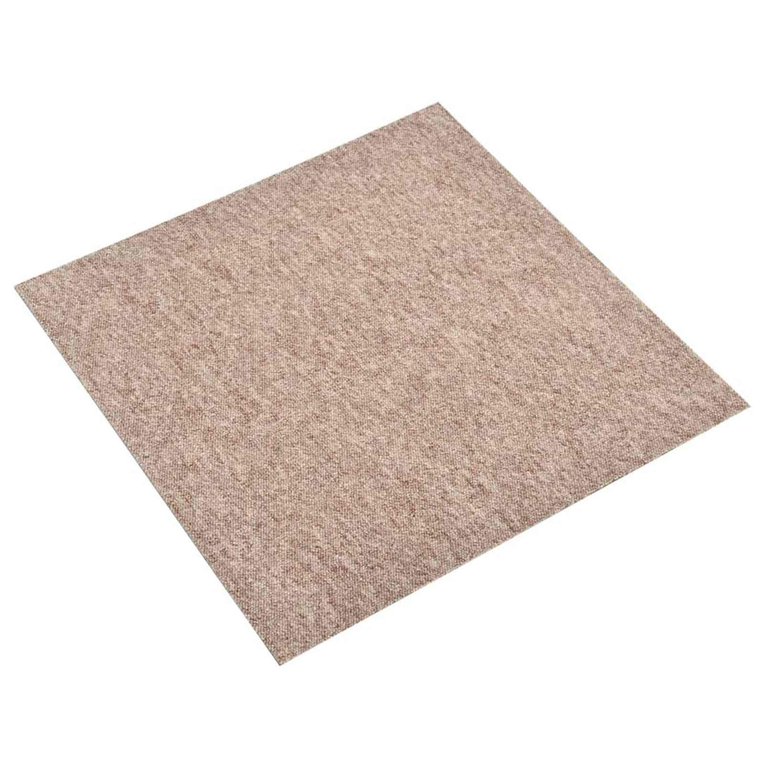 vidaXL Alfombra 20 uds. Beige 50 x 50 cm 100% Polipropileno