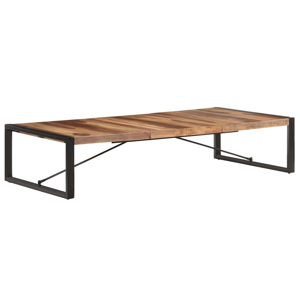 vidaXL Mesa de centro de madera maciza 180x90x40 cm