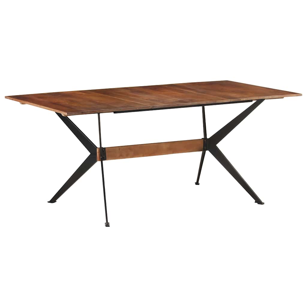 vidaXL Mesa de comedor de madera maciza de mango 180x90x76 cm