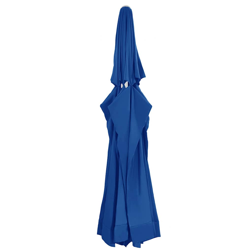 vidaXL Tela de repuesto para sombrilla azul azure 610 cm