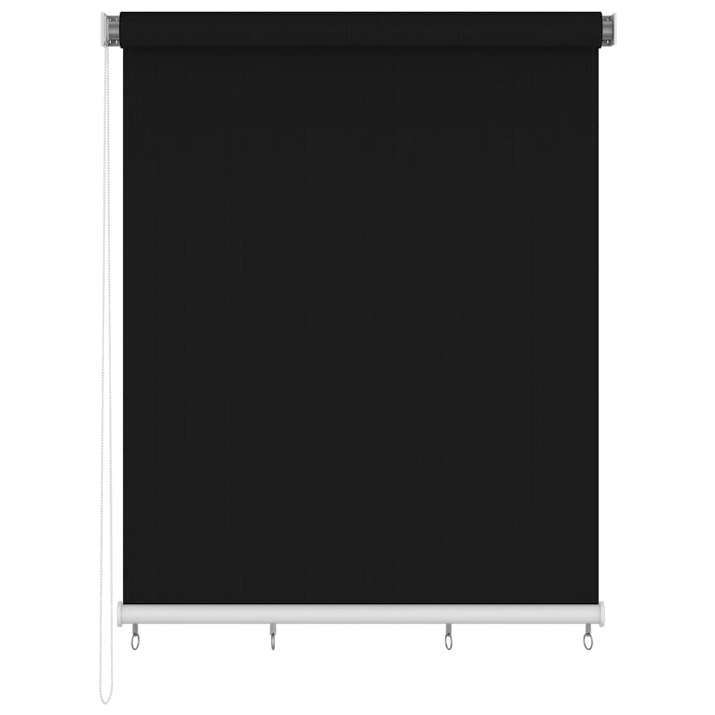 vidaXL Persiana enrollable de exterior 205(ancho)x230(alto)cm negro