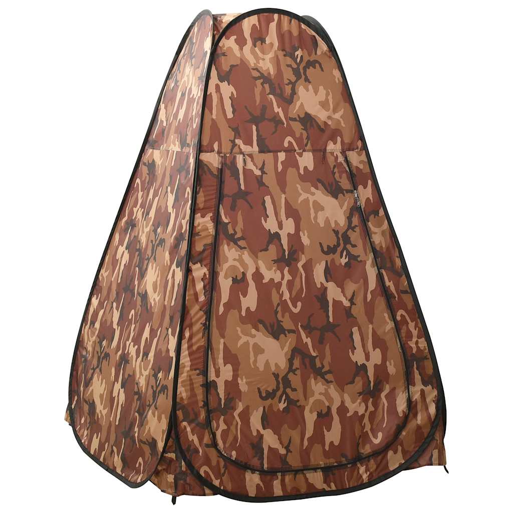 vidaXL Tienda de ducha desplegable camuflaje