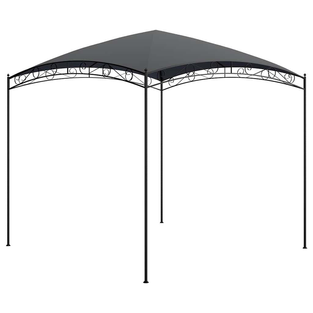 vidaXL Cenador gris antracita 3x3x2,65 m 180 g/m²