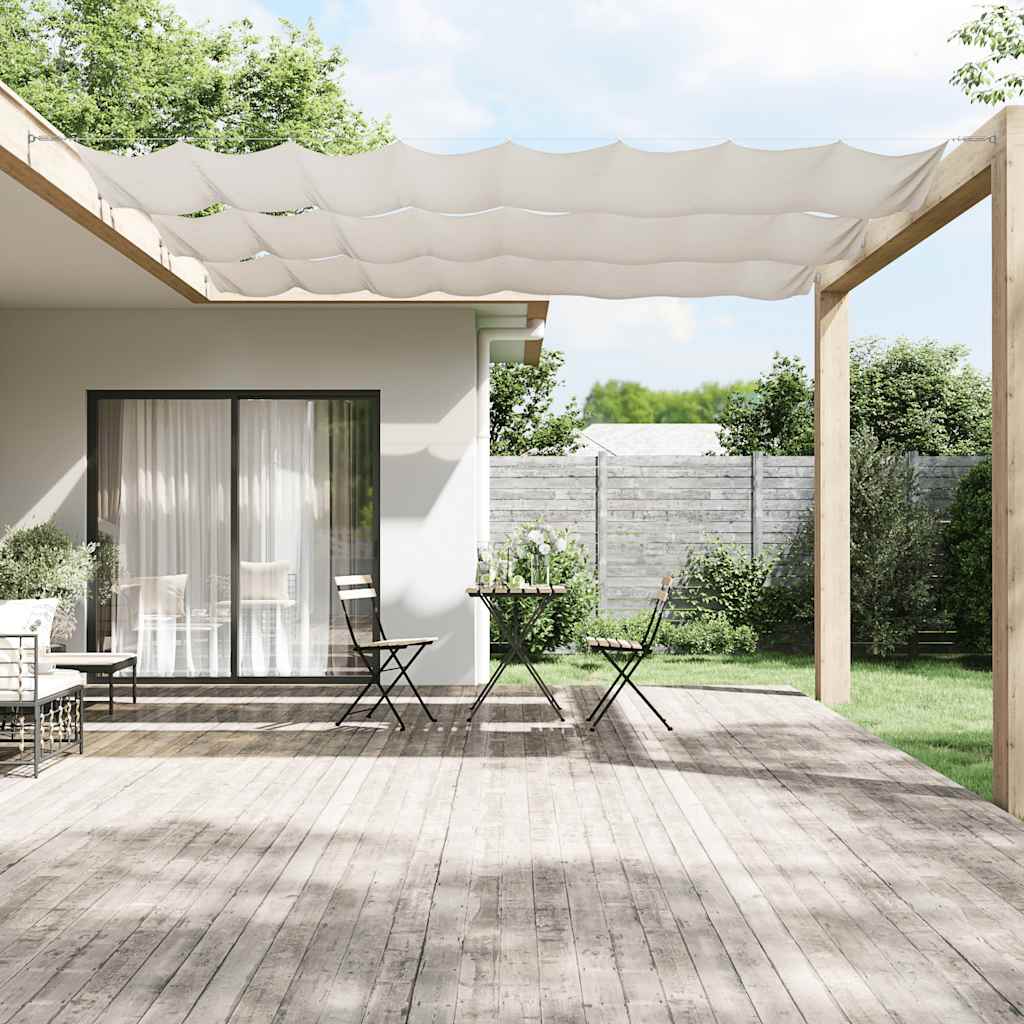 vidaXL Toldo vertical blanco 140x800 cm tela oxford