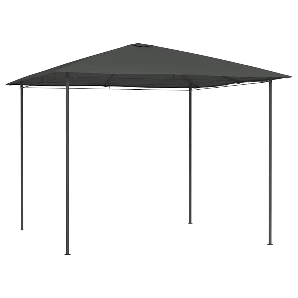 vidaXL Cenador gris antracita 3x3x2,6 m 160 g/m²