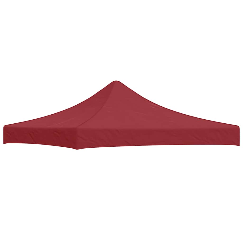 vidaXL Techo de carpa para celebraciones burdeos 3x3 m 270 g/m²