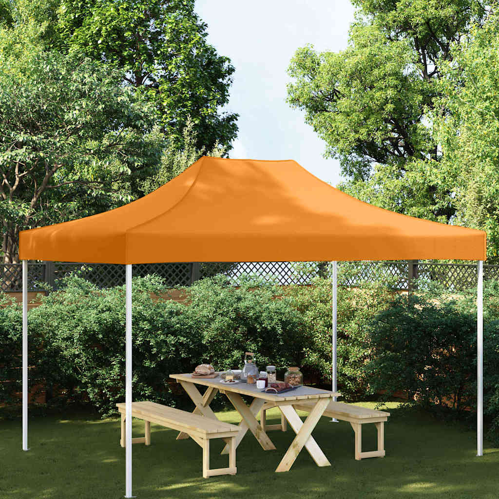 vidaXL Techo de carpa para celebraciones naranja 4,5x3 m 270 g/m²