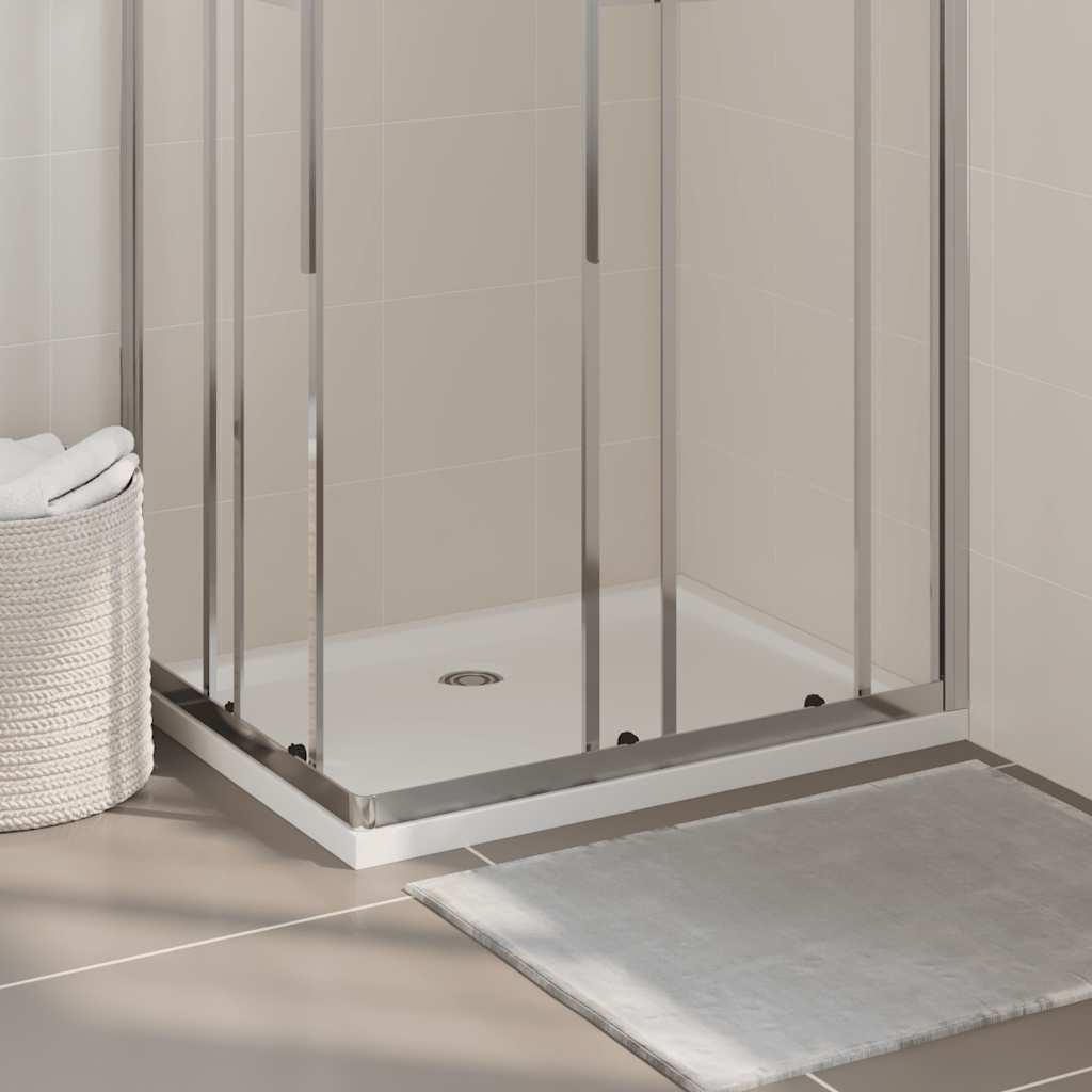 vidaXL Plato de ducha rectangular ABS 70x90 cm