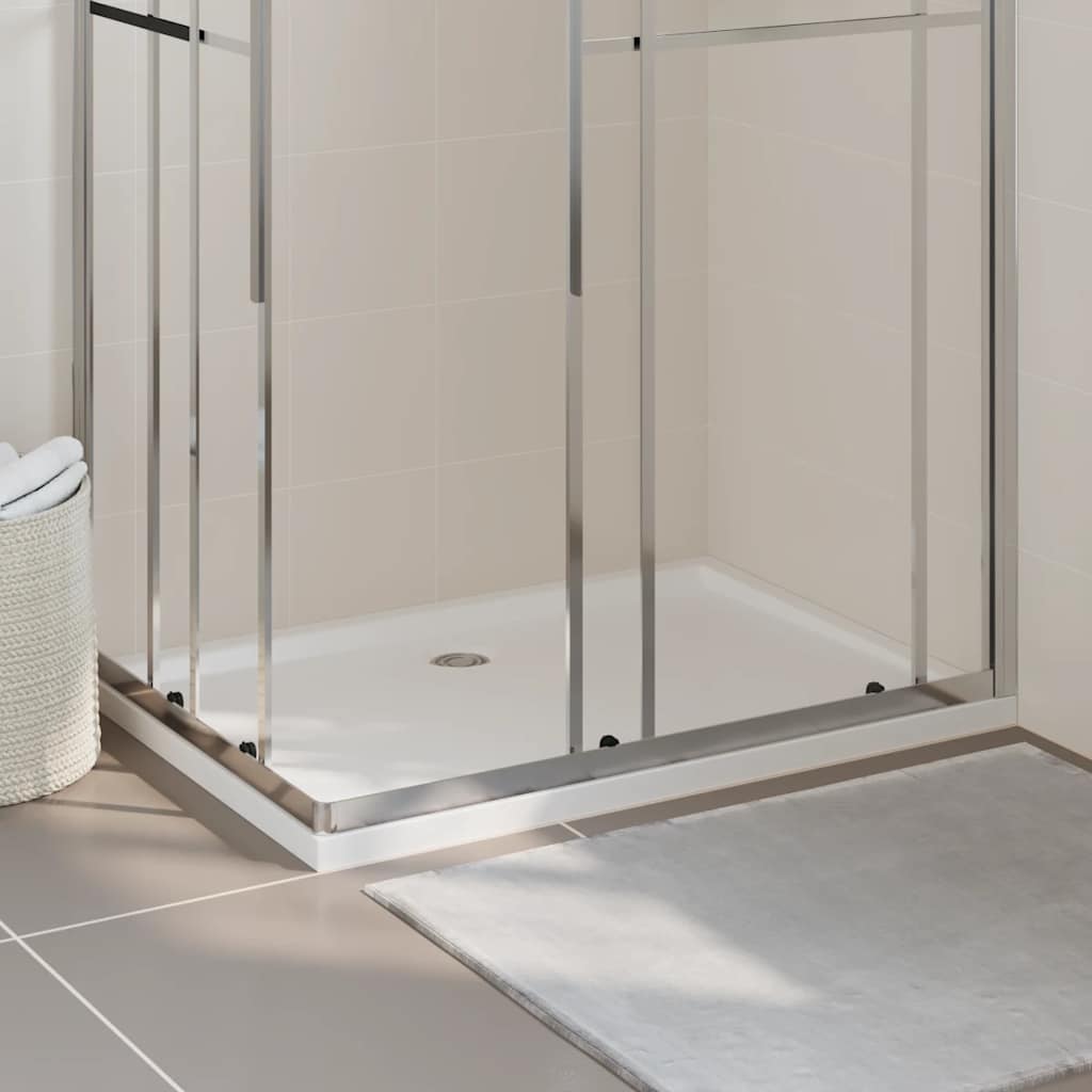 vidaXL Plato de ducha rectangular ABS 80x110 cm