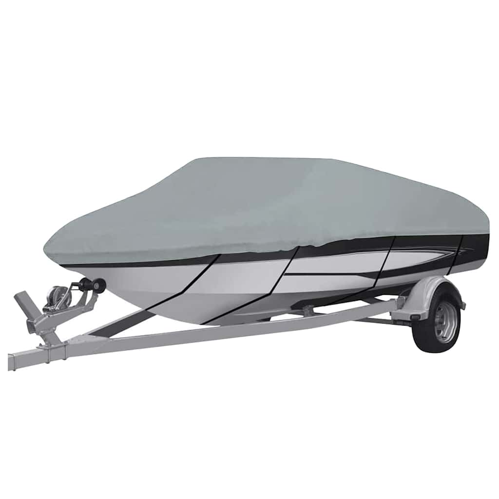 vidaXL Funda para barcos gris 440x180x40 cm