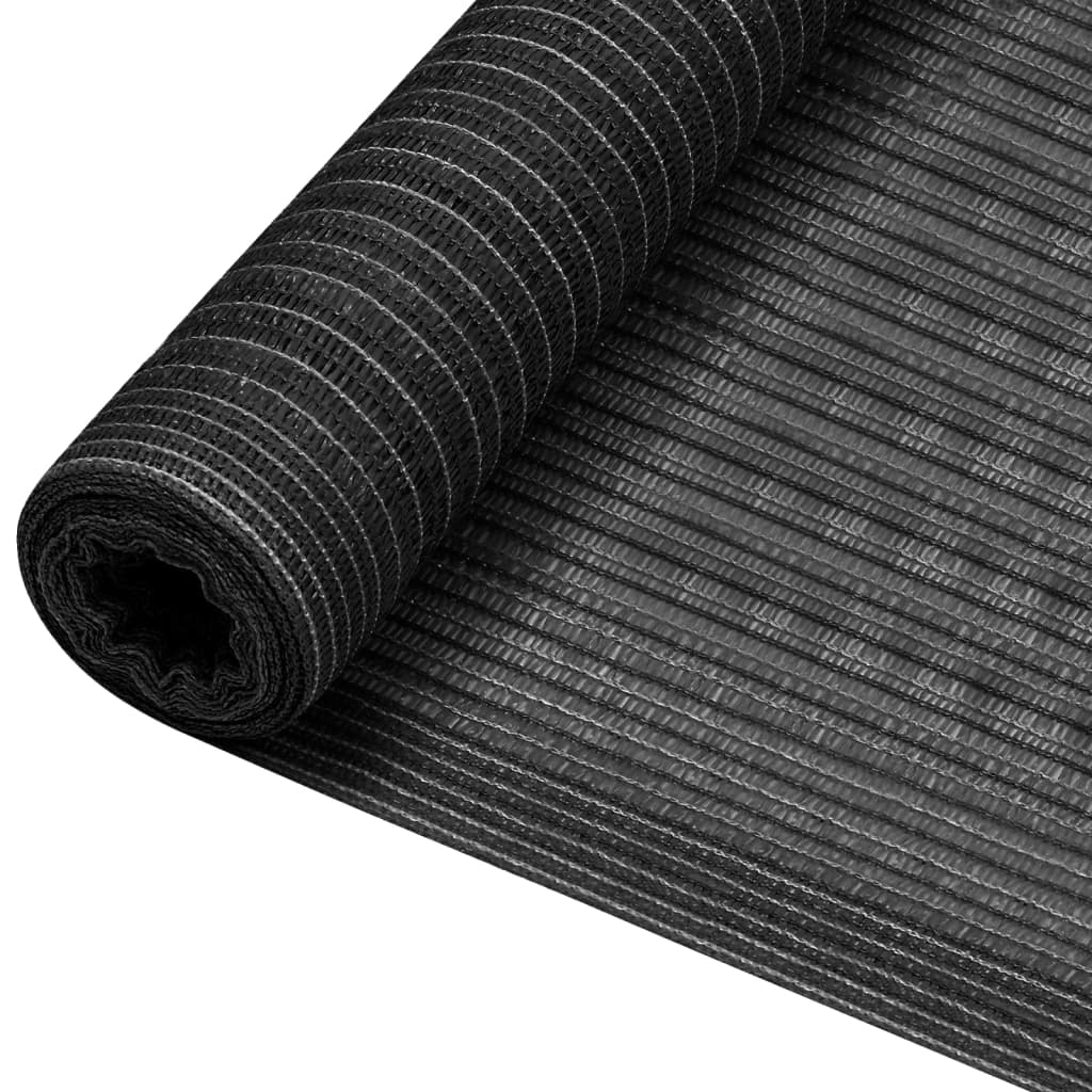 vidaXL Red de privacidad HDPE gris antracita 2x25 m 195 g/m²