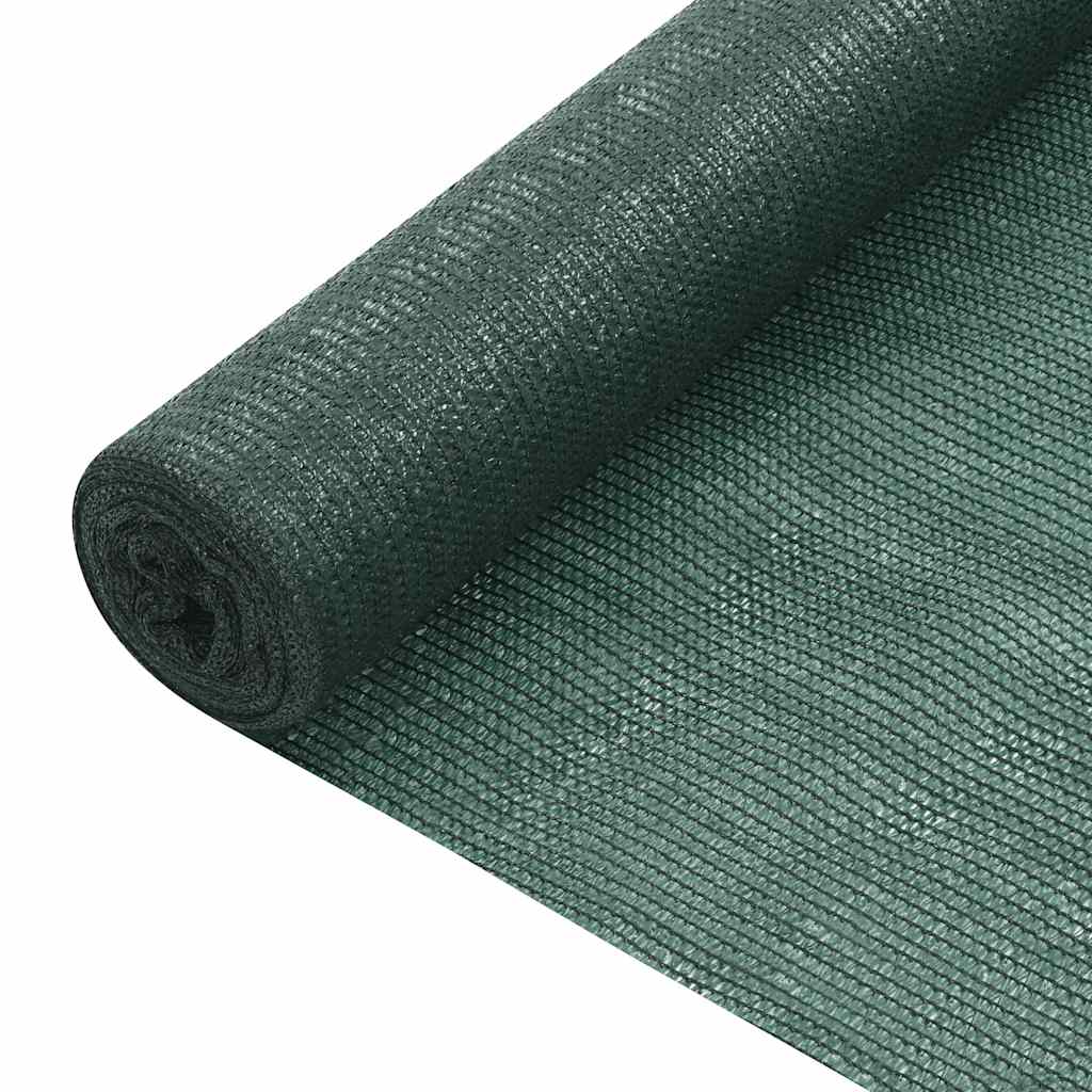 vidaXL Red de privacidad HDPE verde 2x25 m 75 g/m²