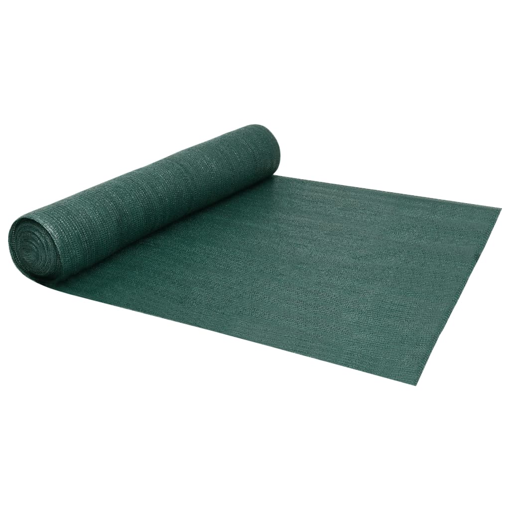 vidaXL Red de privacidad HDPE verde 1x50 m 195 g/m²
