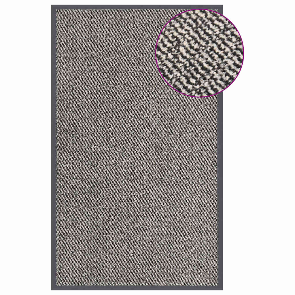 vidaXL Felpudo copetudo 90x150 cm marrón claro