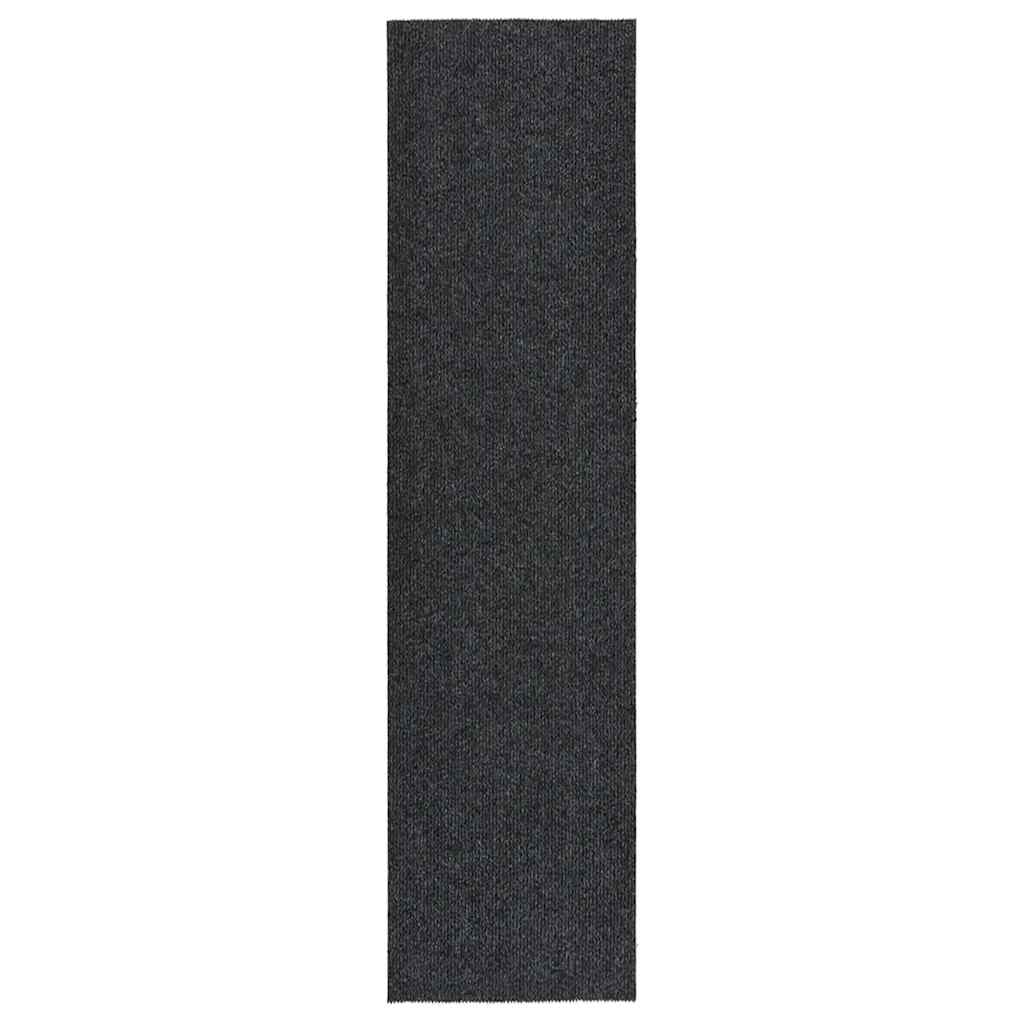 vidaXL Alfombra de pasillo atrapa suciedad 100x400 cm gris antracita
