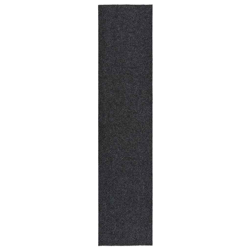 vidaXL Alfombra de pasillo atrapa suciedad 100x450 cm gris antracita