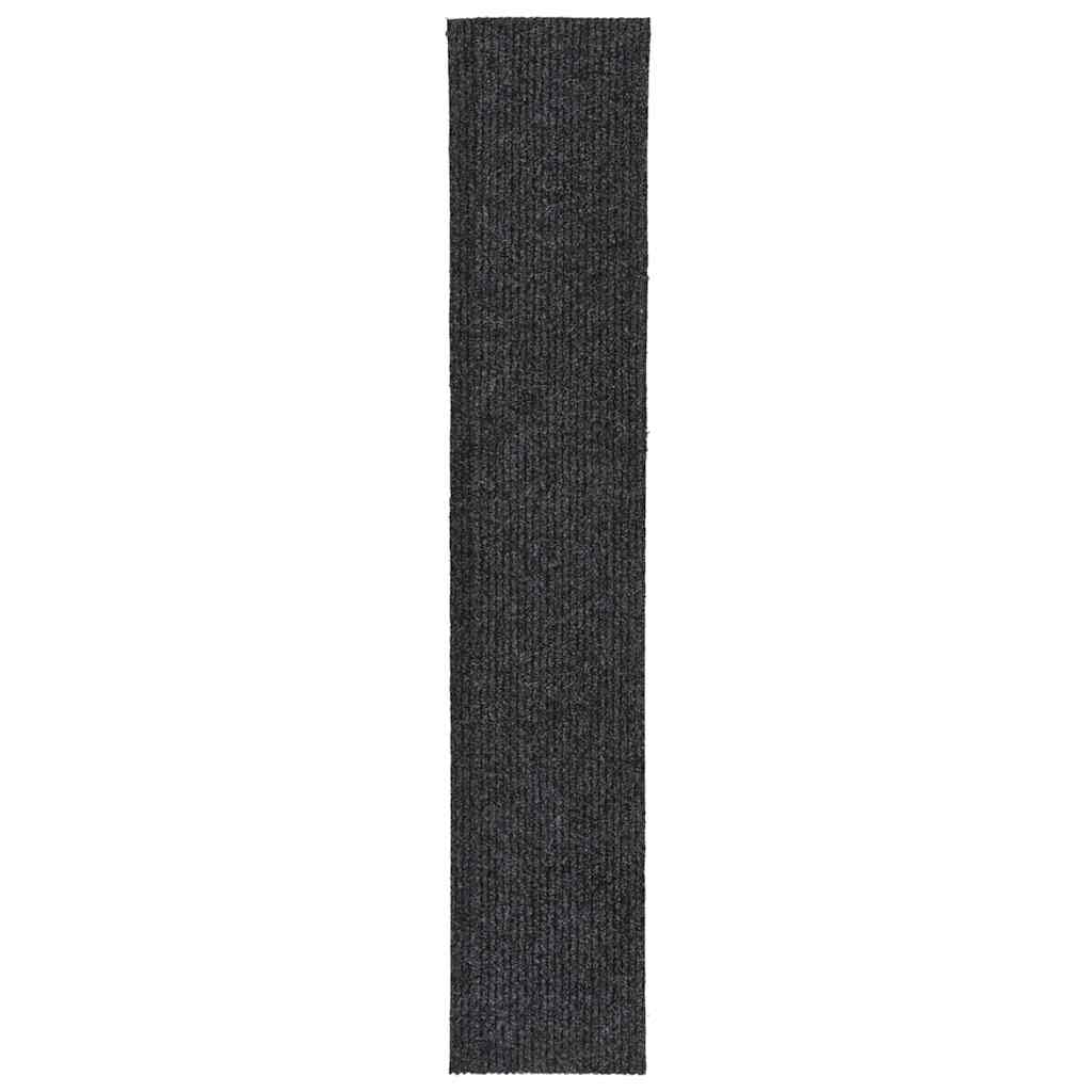 vidaXL Alfombra de pasillo atrapa suciedad 100x500 cm antracita