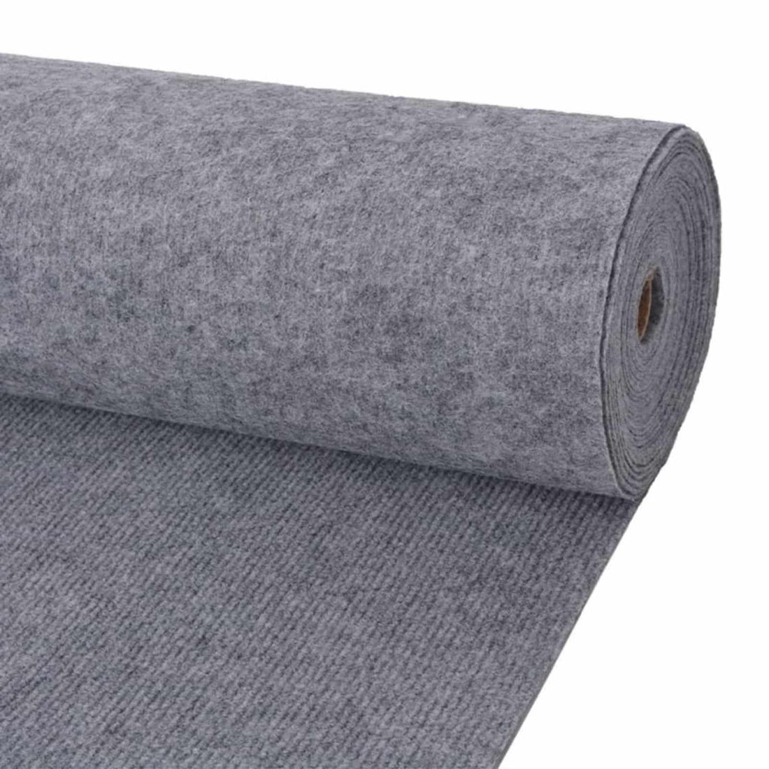 vidaXL Alfombra Gris 1,2 x 20 m Poliéster