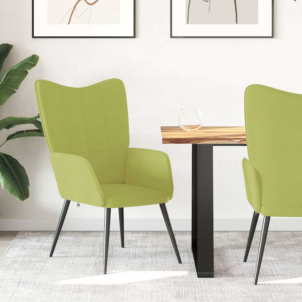 vidaXL Sillón de relax de tela verde