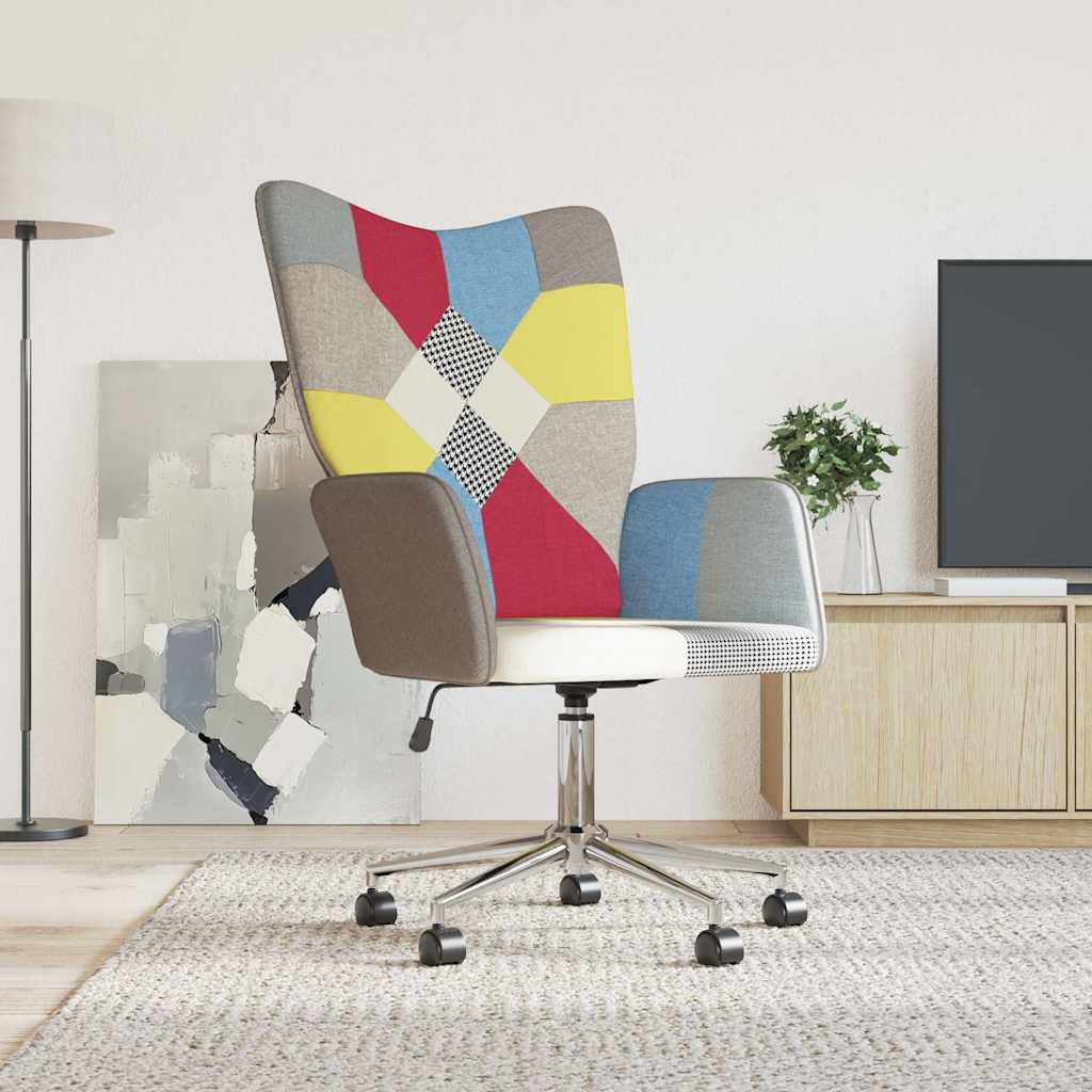 vidaXL Silla de relax de tela patchwork