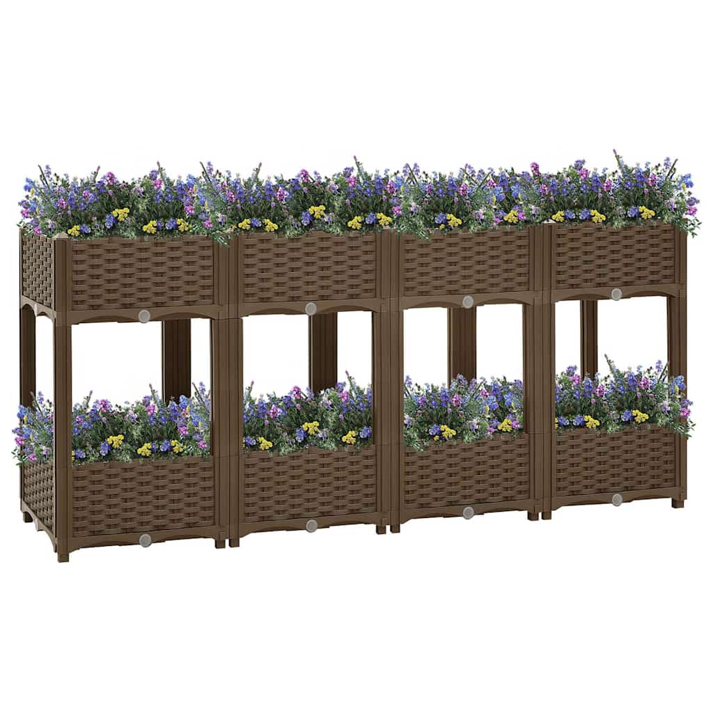 vidaXL Arriate 160x40x71 cm polipropileno