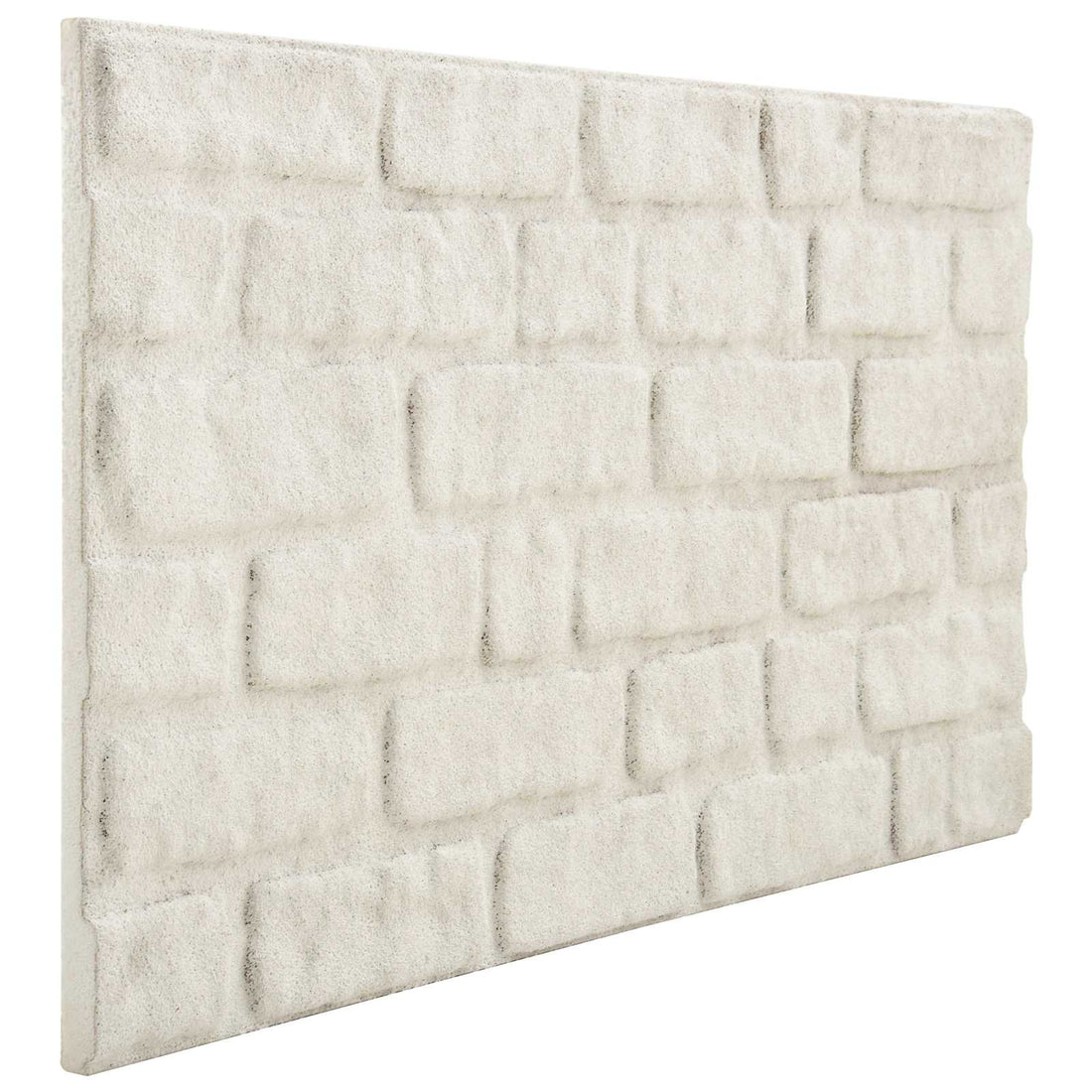 vidaXL Paneles de pared 10 uds. 100 x 50 cm Blanco Espuma EPS