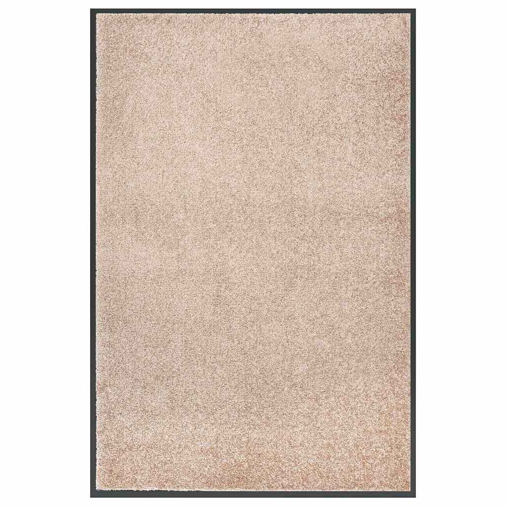 vidaXL Felpudo beige 80x120 cm