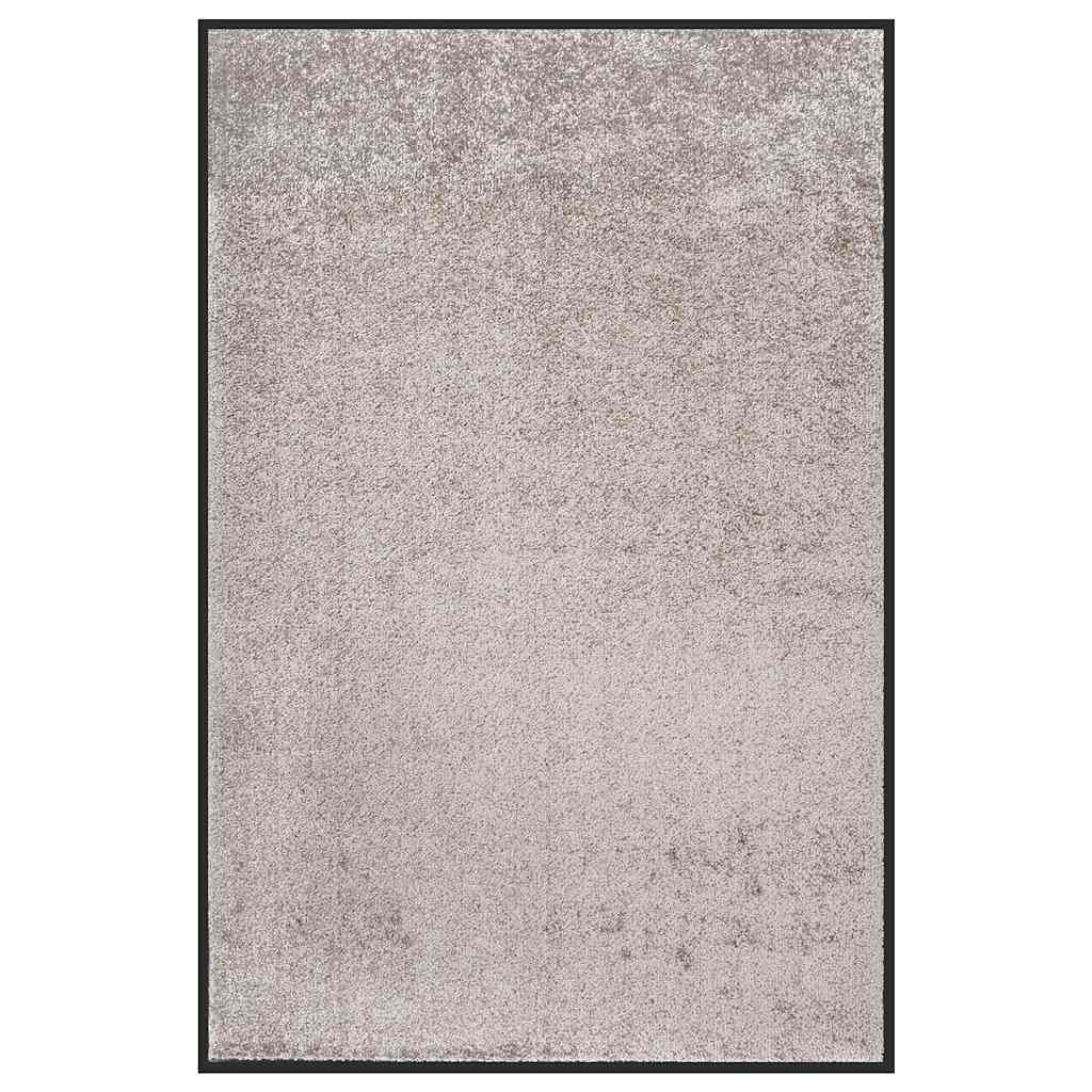 vidaXL Felpudo gris 80x120 cm