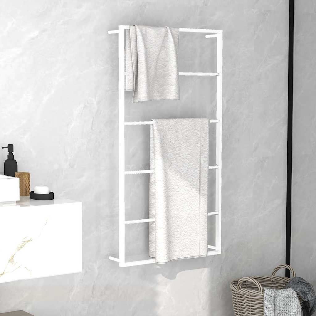 vidaXL Toallero Blanco 60x10x116 cm Acero